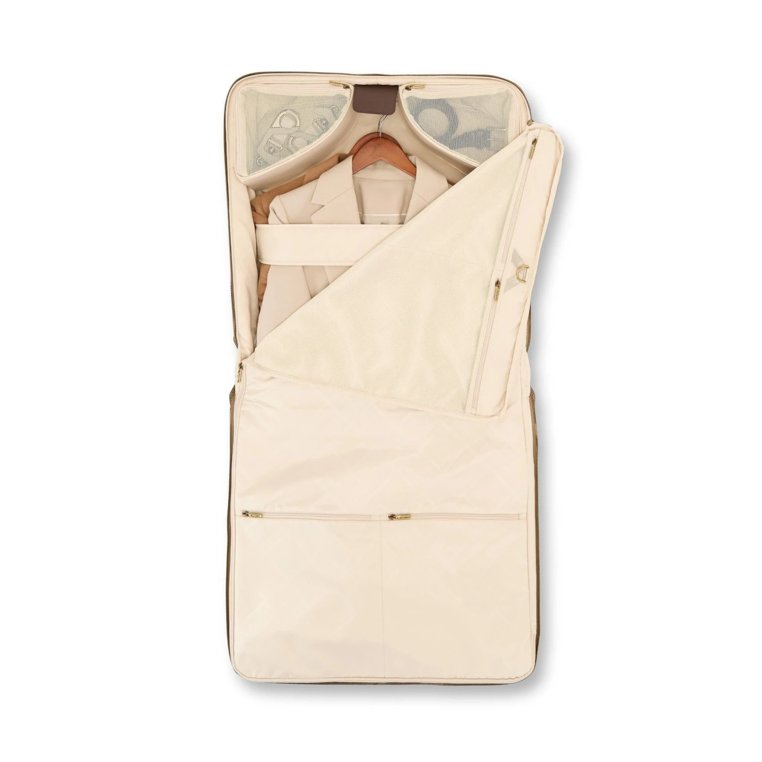 Hartmann Tweed Spinner Garment Bag - Luxury Weather-Resistant Travel Suiter with Leather Trim 4 Hartmann Tweed Spinner Garment Bag - Luxury Weather-Resistant Travel Suiter with Leather Trim - Image 2