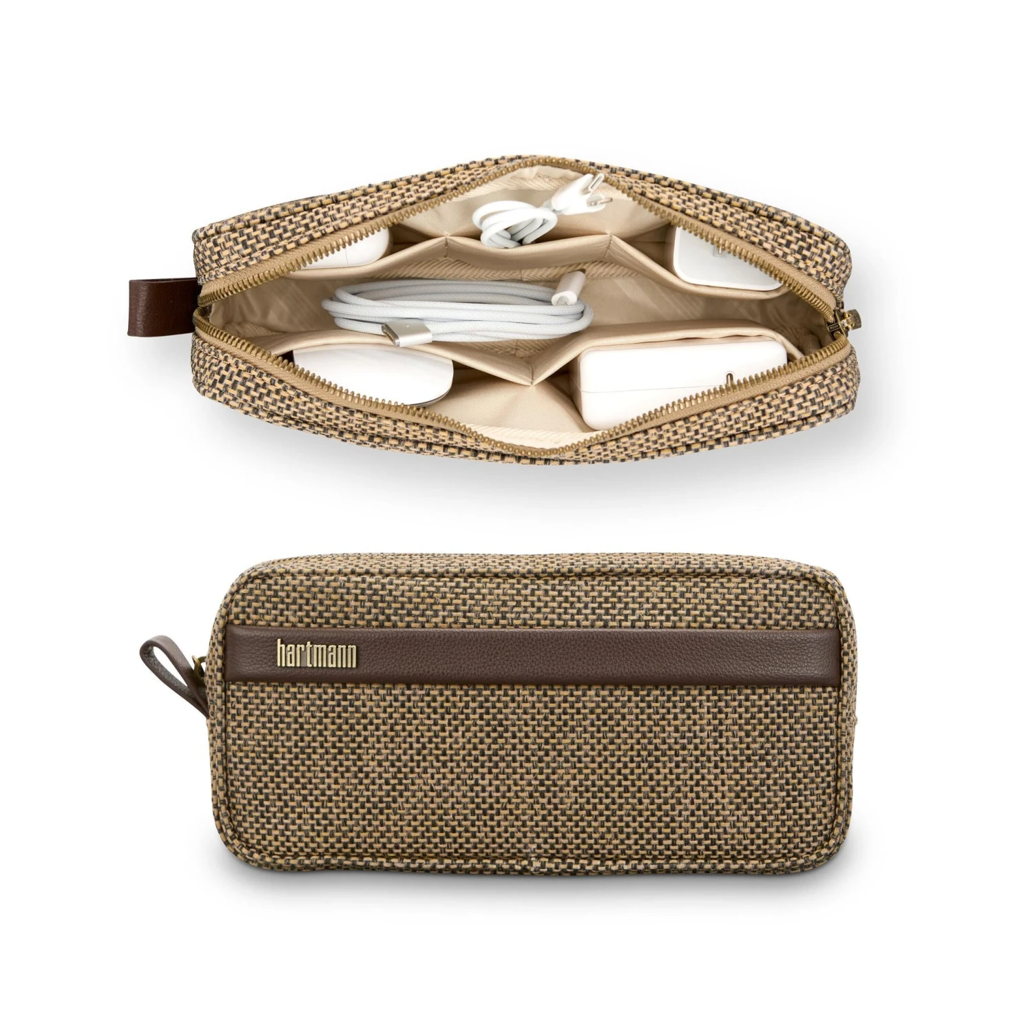 Hartmann Tweed and Leather – Classic Weather-Resistant Travel Backpack with Removable TecKit 6 Hartmann Tweed and Leather – Classic Weather-Resistant Travel Backpack with Removable TecKit - Image 4