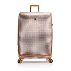 Heys EZ Fashion 30" Spinner - Brown Houndstooth Front Access Large Checked Luggage -Luggage Pros Store Heys EZ Fashion 30 Spinner 12