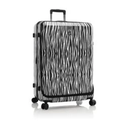 Heys EZ Fashion 30" Spinner - Brown Houndstooth Front Access Large Checked Luggage