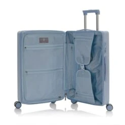 Heys Earth Tones Slate Grey 26" Spinner – Expandable Polycarbonate Checked Luggage -Luggage Pros Store Heys Earth Tones 26 Spinner 14