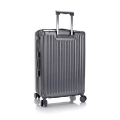 Heys Luxe 26" Gunmetal Spinner – Expandable Polycarbonate Checked Luggage with Metal Corner Guards -Luggage Pros Store Heys Luxe 26 Spinner 17