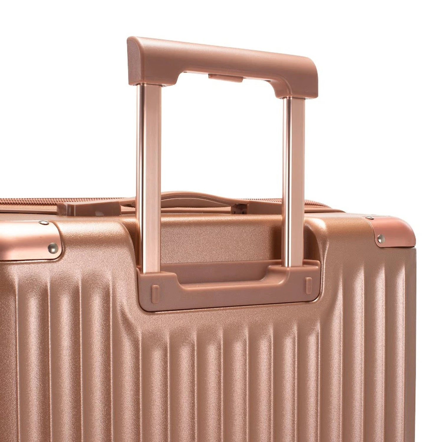 Heys Luxe 3 Piece Spinner Luggage Set – Rose Gold Metallic Polycarbonate Hardside 13 Heys Luxe 3 Piece Spinner Luggage Set – Rose Gold Metallic Polycarbonate Hardside - Image 11