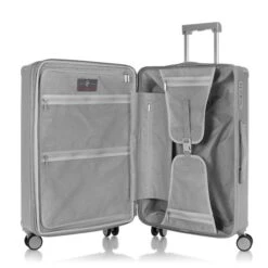 Heys Luxe 3 Piece Spinner Luggage Set – Rose Gold Metallic Polycarbonate Hardside 41 Heys Luxe 3 Piece Spinner Luggage Set – Rose Gold Metallic Polycarbonate Hardside -Luggage Pros Store Heys Luxe 3 Piece Spinner Set 20