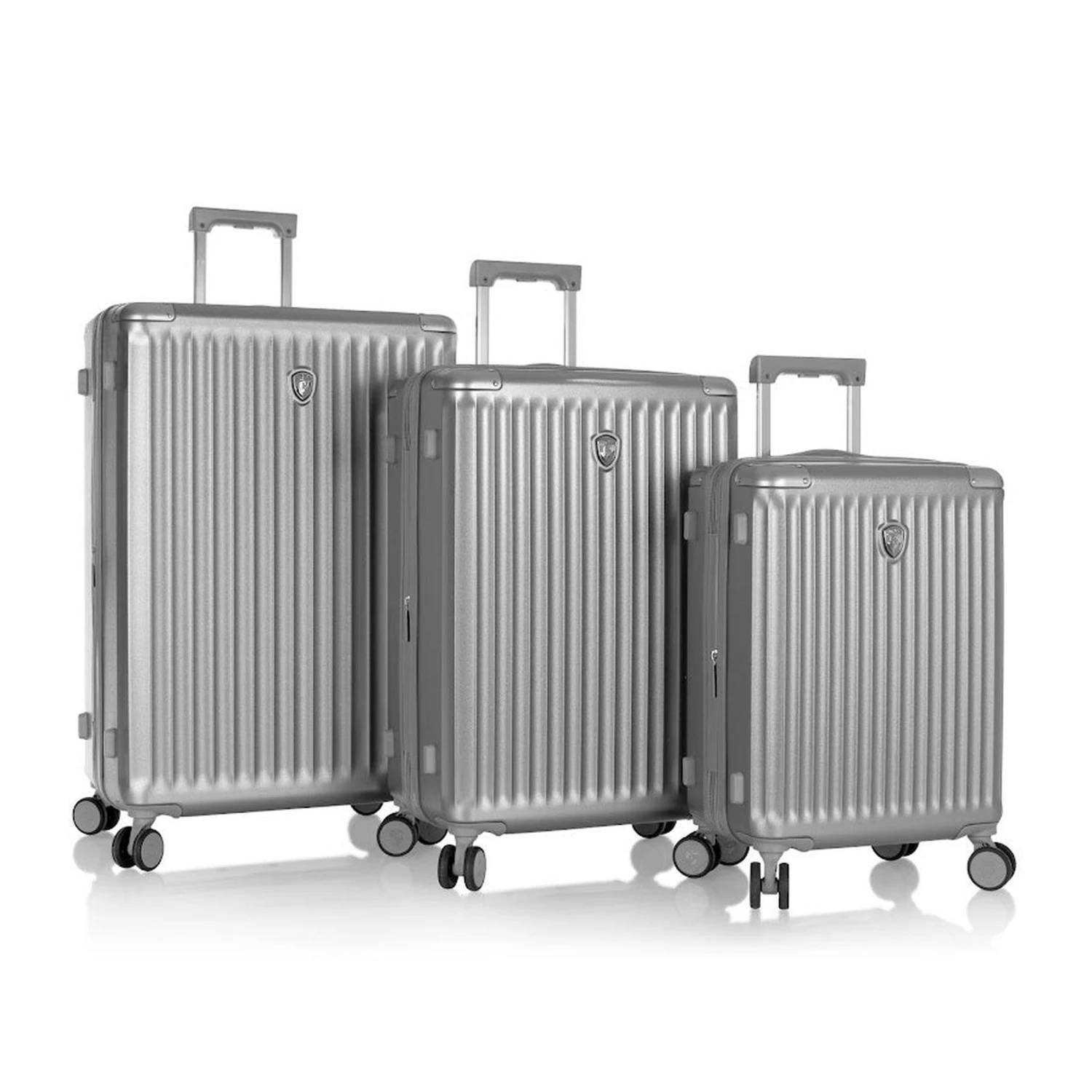 Heys Luxe 3 Piece Spinner Luggage Set – Rose Gold Metallic Polycarbonate Hardside 6 Heys Luxe 3 Piece Spinner Luggage Set – Rose Gold Metallic Polycarbonate Hardside - Image 4