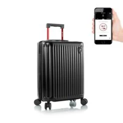 Heys SmartLuggage 21" Spinner - Black Polycarbonate App-Controlled Carry-On Suitcase -Luggage Pros Store Heys SmartLuggage 21 Spinner 4