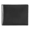 Johnston & Murphy Brown Leather Slim Flip Wallet with ID Window