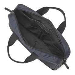 Johnston & Murphy Hudson Waterproof Briefcase – Black Seam-Sealed Nylon & Leather Laptop Bag -Luggage Pros Store Johnston Murphy Hudson Waterproof Briefcase 5