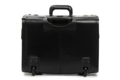 Korchmar Classics MobileMax Handcrafted Full Grain American Leather Wheeled Catalog Case - Fits 17" Laptop -Luggage Pros Store Korchmar Classics MobileMax Leather Wheeled Catalog Case 5