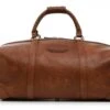 Korchmar Lux Twain Espresso Pull Leather 22" Weekender – Handcrafted American Full Grain Duffel Bag -Luggage Pros Store Korchmar Lux Twain Pull Leather Weekender