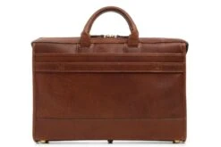 Korchmar Sawyer Espresso Full-Grain Leather Slim Laptop Briefcase -Luggage Pros Store Korchmar Sawyer Slim Leather Laptop Briefcase 6