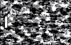 Luggage Pros Digital Camo Luggage Tag – Durable Pixel Camouflage Travel Identifier