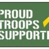Luggage Pros Red "Proud Troops Supporter" Luggage Tag – USA Flag Travel Identity Tag -Luggage Pros Store Luggage Pros Proud Troops Supporter Luggage Tag