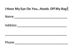 Luggage Pros "Winkie" Luggage Tag -Luggage Pros Store Luggage Pros Winkie Luggage Tag 2