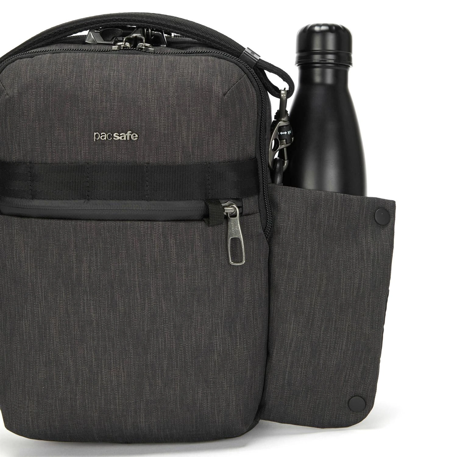 Pacsafe Metrosafe X Recycled Vertical Crossbody – Anti-Theft 10-inch Tablet Travel Bag 10 Pacsafe Metrosafe X Recycled Vertical Crossbody – Anti-Theft 10-inch Tablet Travel Bag - Image 8