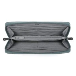 Pacsafe RFIDsafe Continental Wallet Shadow Black – Eco-Friendly RFID Blocking Travel Clutch -Luggage Pros Store Pacsafe RFIDsafe Continental Wallet 20