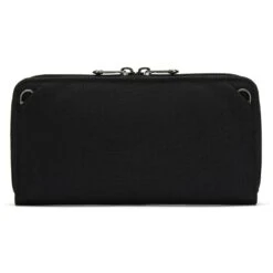 Pacsafe RFIDsafe Continental Wallet Shadow Black – Eco-Friendly RFID Blocking Travel Clutch -Luggage Pros Store Pacsafe RFIDsafe Continental Wallet 9