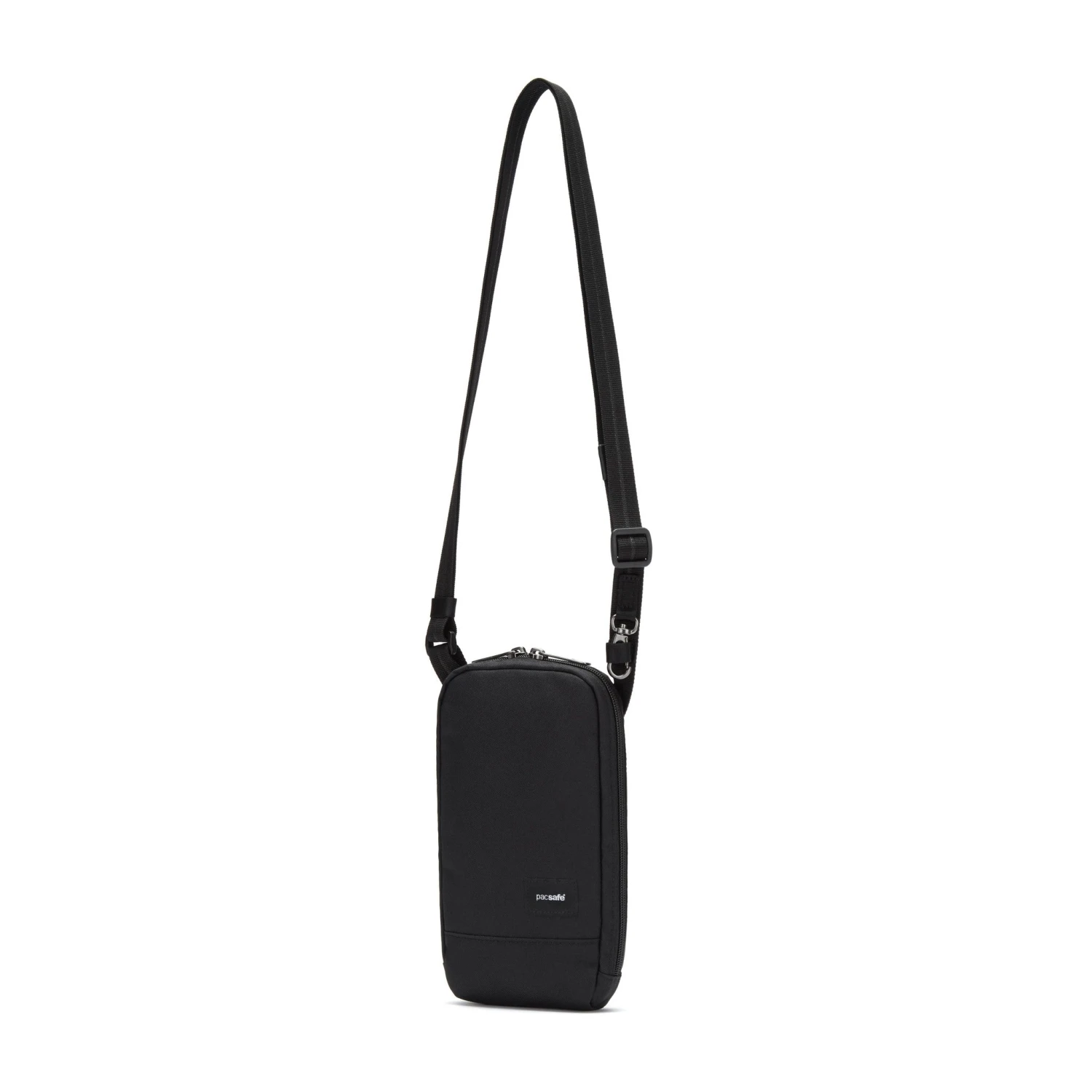 Pacsafe RFIDsafe Tech Crossbody Black - Sustainable Anti-Theft Travel Wallet & Phone Bag 18 Pacsafe RFIDsafe Tech Crossbody Black - Sustainable Anti-Theft Travel Wallet & Phone Bag - Image 16