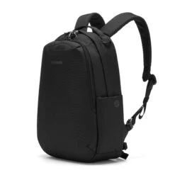 Pacsafe V 16L Black Recycled Polyester All-around Anti-Theft Laptop Backpack -Luggage Pros Store Pacsafe V 16L All around Backpack 4