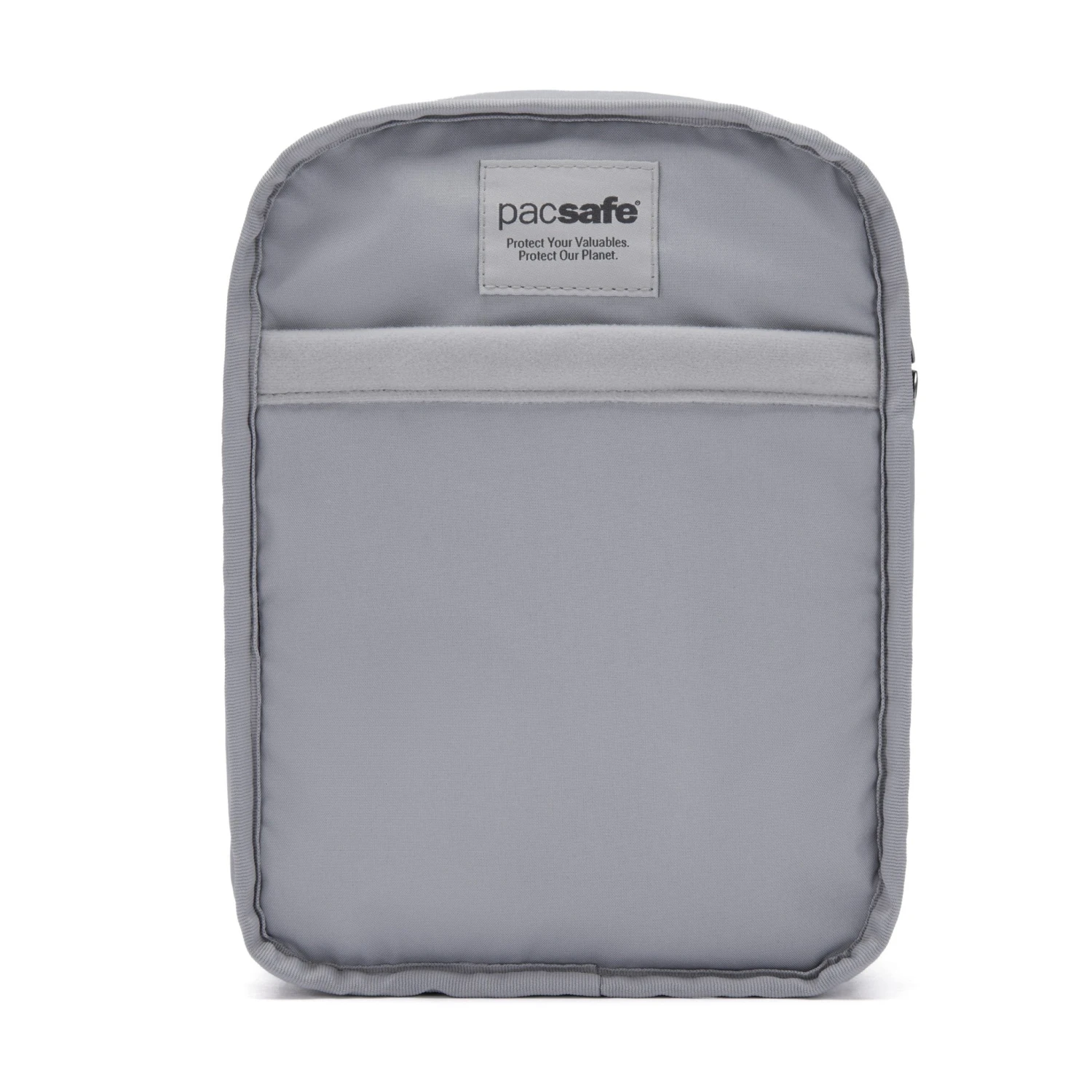 Pacsafe V Companion Carbon Grey – Anti-Theft Recycled Polyester Crossbody Tablet Bag 14 Pacsafe V Companion Carbon Grey – Anti-Theft Recycled Polyester Crossbody Tablet Bag - Image 12