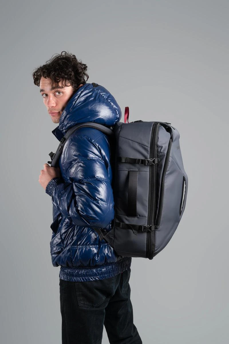 Pacsafe Venturesafe EXP45 Anti-Theft Carry-On Travel Backpack - Black Recycled PET 19 Pacsafe Venturesafe EXP45 Anti-Theft Carry-On Travel Backpack - Black Recycled PET - Image 17