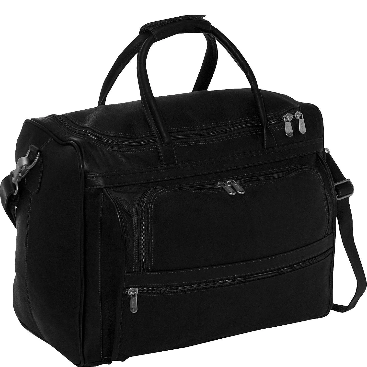 Piel Leather Computer Carry-all in Naked Leather – Premium 15" Laptop Briefcase with U-Zip Organizer 7 Piel Leather Computer Carry-all in Naked Leather – Premium 15" Laptop Briefcase with U-Zip Organizer - Image 5