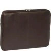 Piel Leather 17-Inch Zip Laptop Sleeve - Full Grain Vaquetta Leather Executive Padded Case