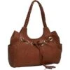 Piel Leather Braided Hobo - Top Grain Vaquetta Leather Drawstring Handbag