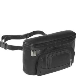Piel Leather Full Grain Vaquetta Carry-All Waist Bag – Premium Travel Fanny Pack