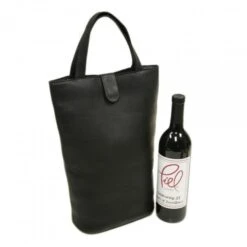Piel Leather Double Wine Tote 15 Piel Leather Double Wine Tote -Luggage Pros Store Piel Leather Double Wine Tote 7
