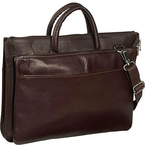 Piel Leather Executive Business Expandable Brief - Full Grain Vaquetta Leather Briefcase 3 Piel Leather Executive Business Expandable Brief - Full Grain Vaquetta Leather Briefcase