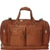 Piel Leather False Bottom Duffel Bag 2 Piel Leather False Bottom Duffel Bag -Luggage Pros Store Piel Leather False Bottom Duffel Bag