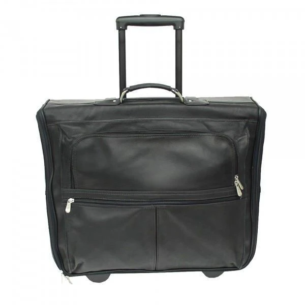 Piel Leather Garment Bag On Wheels 3 Piel Leather Garment Bag On Wheels