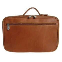 Piel Leather Full-Grain Cowhide Hanging Cosmetic Utility Kit - Premium Travel Organizer -Luggage Pros Store Piel Leather Hanging Cosmetic Utility Kit 5