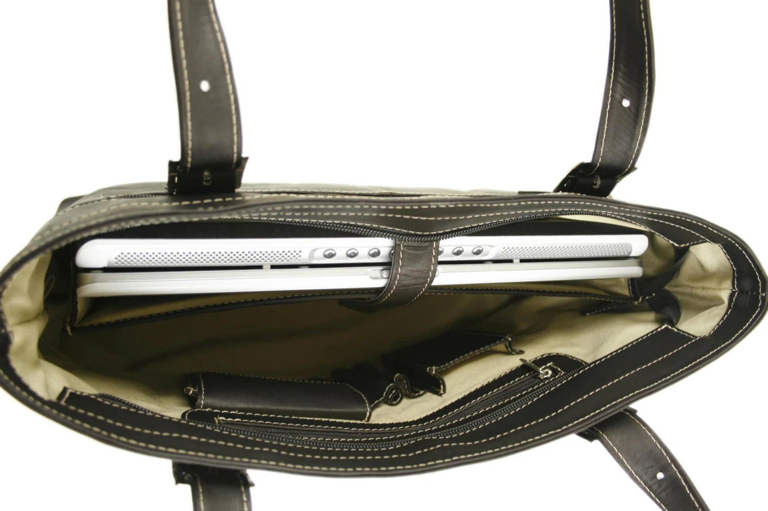 Piel Leather Ladies Laptop Tote 6 Piel Leather Ladies Laptop Tote - Image 4