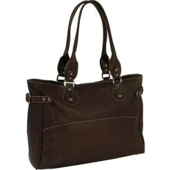 Piel Leather Large Ladies Side Strap Tote 21 Piel Leather Large Ladies Side Strap Tote -Luggage Pros Store Piel Leather Large Ladies Side Strap Tote 9