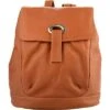Piel Leather Large Oval Loop Backpack - Full-Grain Cowhide Leather Fashion Rucksack -Luggage Pros Store Piel Leather Large Oval Loop Backpack
