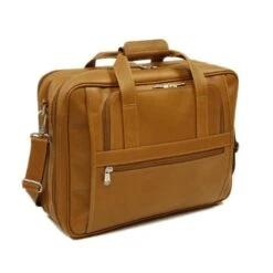 Piel Leather Executive Business Large Ultra-Compact Laptop Briefcase - Vaquetta Leather Checkpoint Friendly Computer Bag -Luggage Pros Store Piel Leather LargeUltra Compact Computer Bag 5