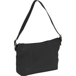 Piel Leather Full-Grain Cowhide Medium Shoulder Bag - Adjustable Strap Top-Zip Tote -Luggage Pros Store Piel Leather Medium Shoulder Bag 8