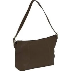 Piel Leather Full-Grain Cowhide Medium Shoulder Bag - Adjustable Strap Top-Zip Tote -Luggage Pros Store Piel Leather Medium Shoulder Bag 9