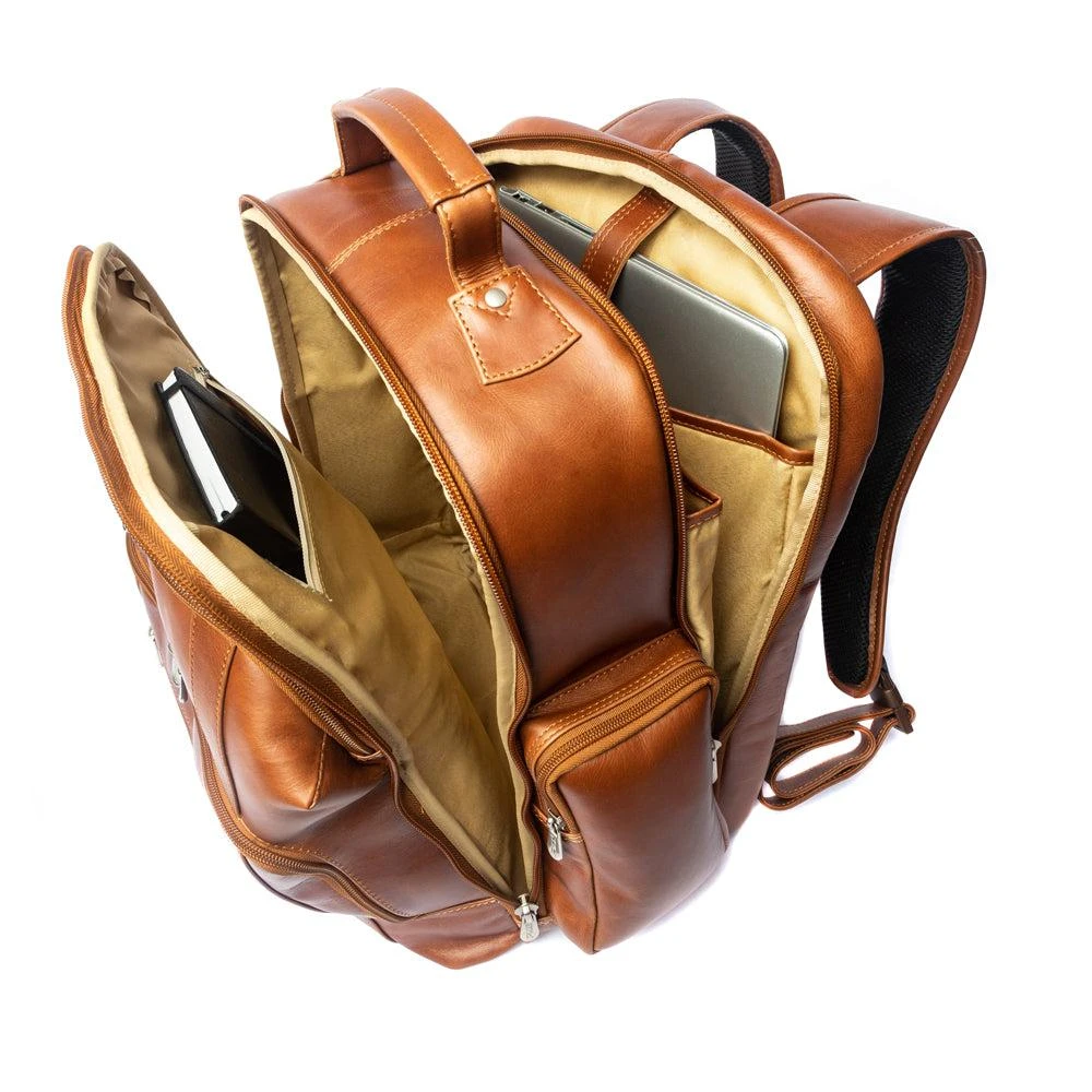 Piel Leather Positano Laptop Backpack 4 Piel Leather Positano Laptop Backpack - Image 2