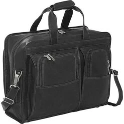 Piel Leather Professional Computer Portfolio - 16" Laptop Full Grain Vaquetta Briefcase