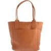 Piel Leather Full-Grain Cowhide Small Tote Bag - Classic Everyday Leather Handbag