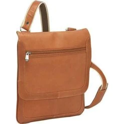 Piel Leather Small Vertical Messenger 10 Piel Leather Small Vertical Messenger -Luggage Pros Store Piel Leather Small Vertical Messenger 4