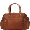 Piel Leather Handcrafted Naked Leather Multi-Pocket Travelers Carry-On Duffel Bag 1 Piel Leather Handcrafted Naked Leather Multi-Pocket Travelers Carry-On Duffel Bag -Luggage Pros Store Piel Leather Travelers Carry On