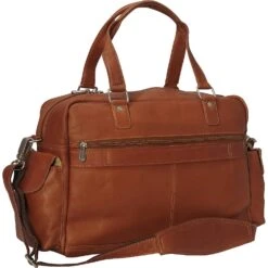 Piel Leather Handcrafted Naked Leather Multi-Pocket Travelers Carry-On Duffel Bag -Luggage Pros Store Piel Leather Travelers Carry On 3
