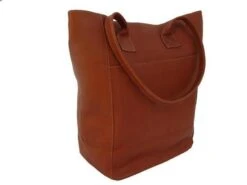 Piel Leather XL Shopping Bag - Genuine Vaquetta Top Grain Leather Tote