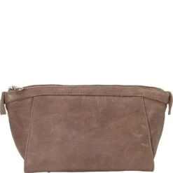 Piel Leather Zippered Travel Kit – Premium Full-Grain Cowhide Toiletry Bag