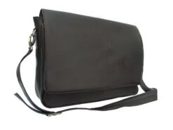 Piel Leather Professional 17-Inch Laptop Messenger - Executive Flap-Over Leather Briefcase -Luggage Pros Store Piel Professional Laptop Messenger 5