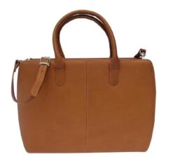 Piel Leather Women's Portfolio – Full-Grain Leather Top-Zip Slim Briefcase